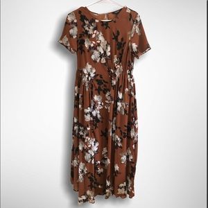 Simply Vera Ankle Length Floral Dress NWOT
